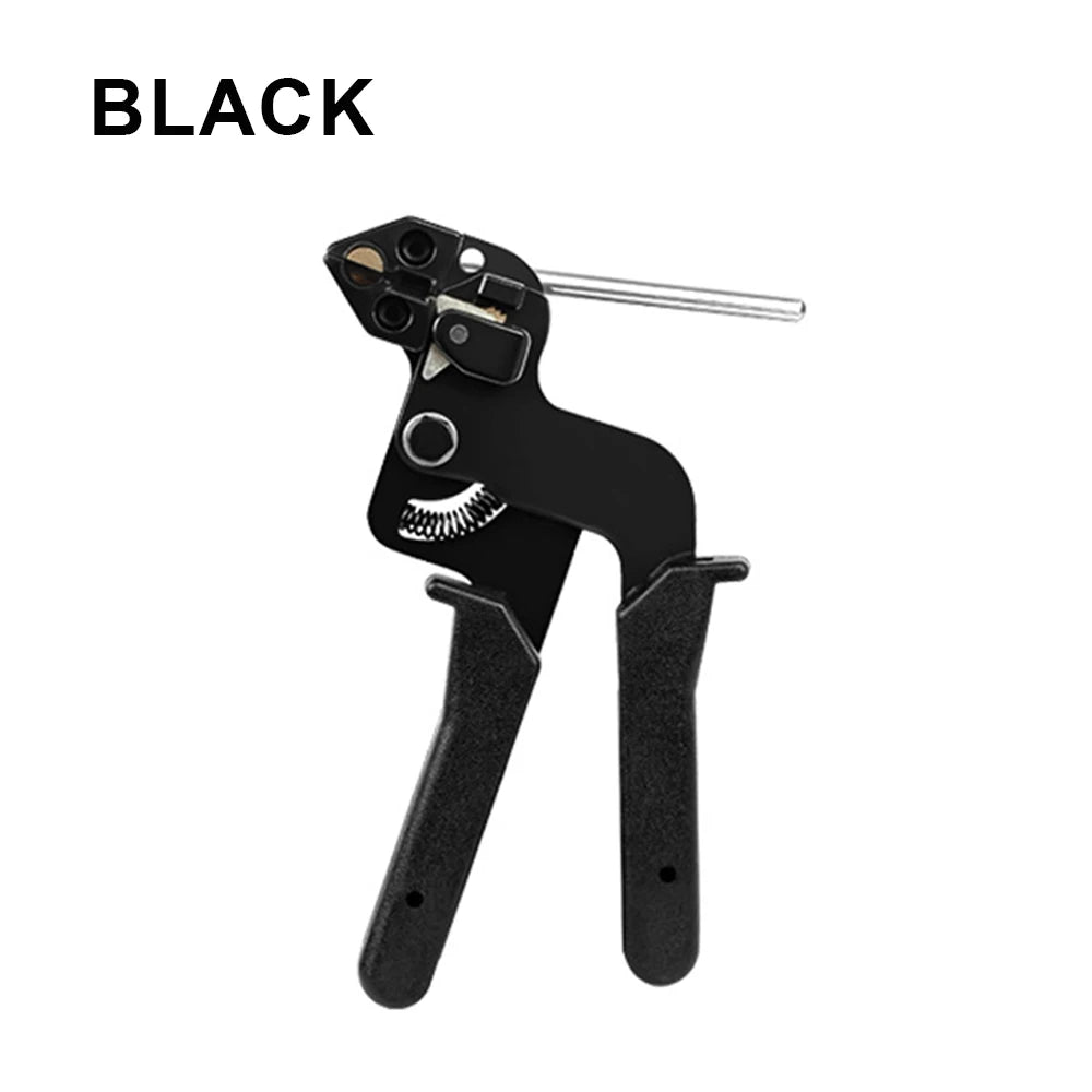 Heavy-Duty Stainless Steel Cable Tie Gun – Automatic Tensioning & Cutting Zip Tie Tool for Professional Fastening