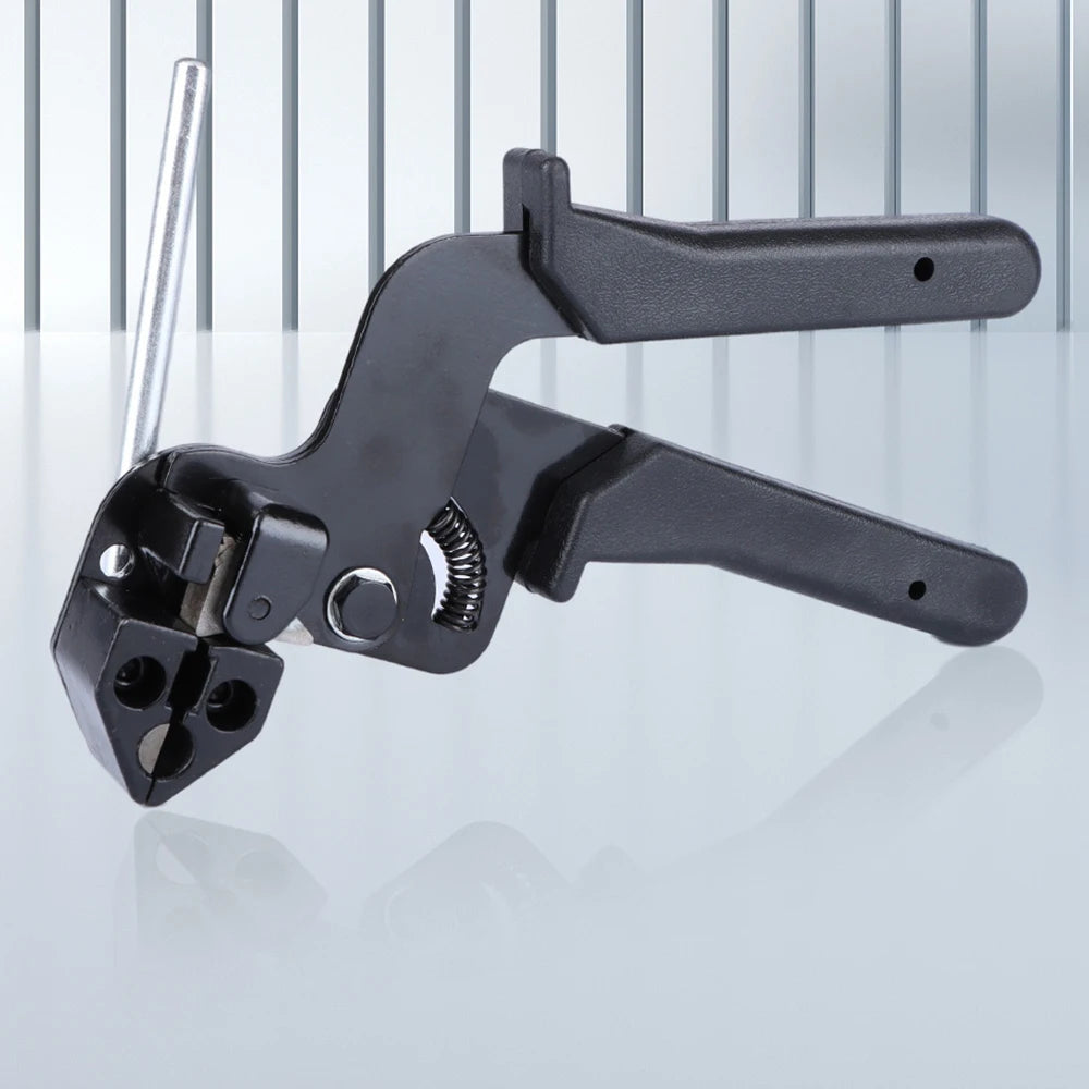 Heavy-Duty Stainless Steel Cable Tie Gun – Automatic Tensioning & Cutting Zip Tie Tool for Professional Fastening