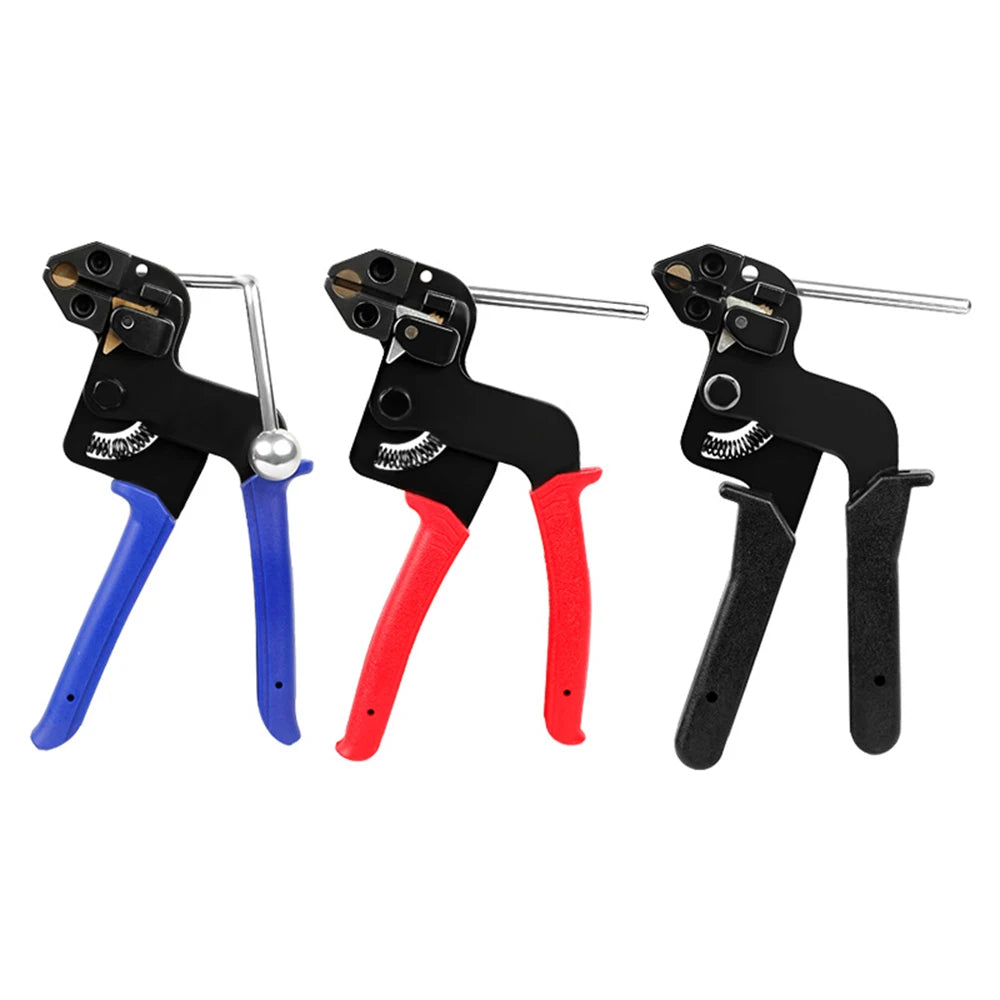 Heavy-Duty Stainless Steel Cable Tie Gun – Automatic Tensioning & Cutting Zip Tie Tool for Professional Fastening